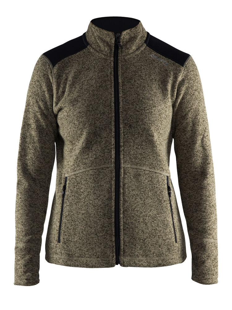 Noble Zip Jacket Heavy Knit Fleece W-1