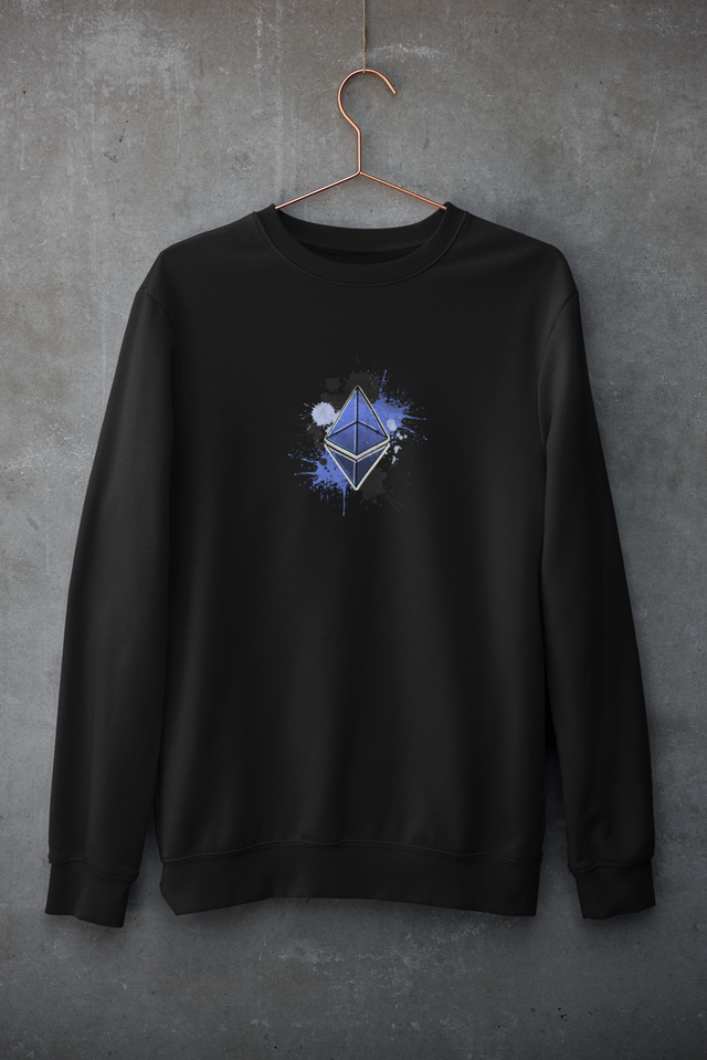 Ethereum Crewneck genser – Crypto Art Limited Edition