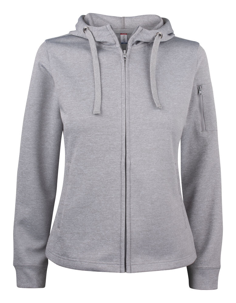 Basic Active Hoody Full Zip Women-4