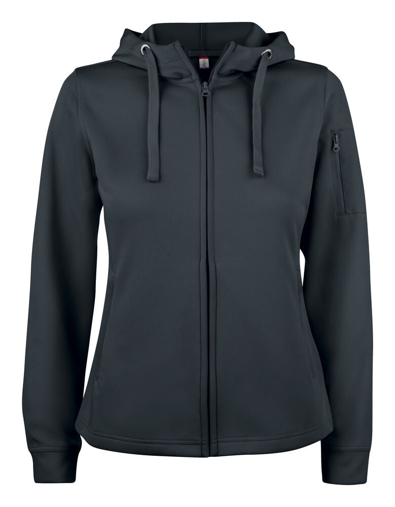 Basic Active Hoody Full Zip Women-5