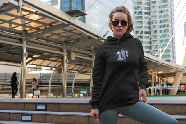Ethereum hoodie med crypto art design – Limited Edition